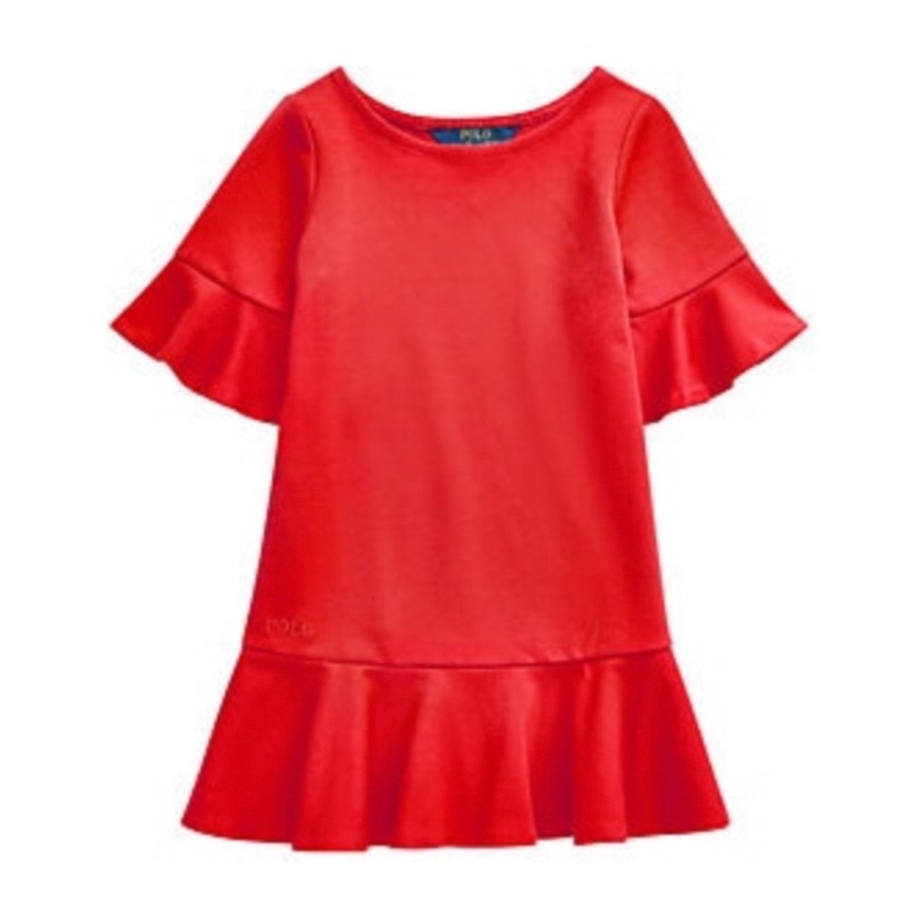 NWT Size 12 Polo by Ralph Lauren Ponte Drop Waist Dress